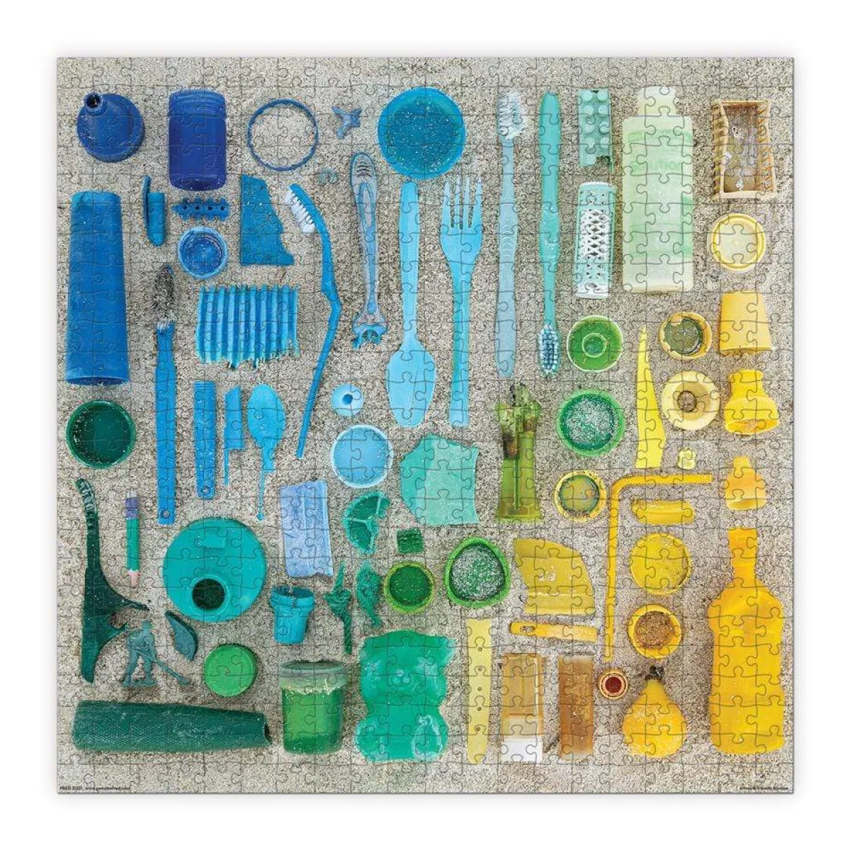 500-Piece Puzzles^Fred 500 PIECE PUZZLE: BEACH TRASH