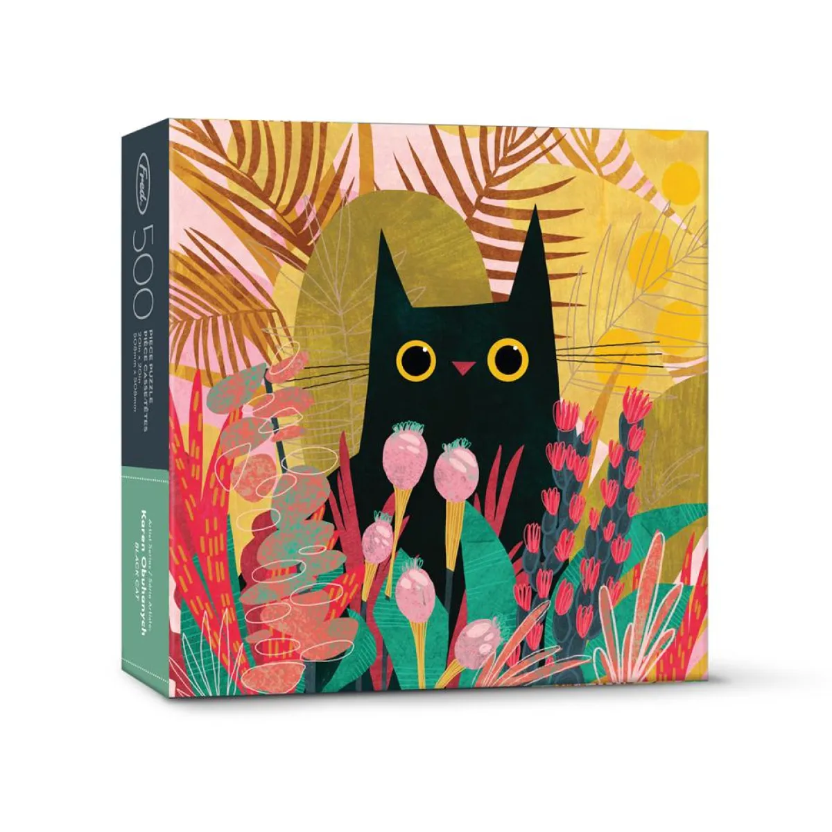 500-Piece Puzzles^Fred 500 PIECE PUZZLE: BLACK CAT