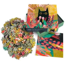 500-Piece Puzzles^Fred 500 PIECE PUZZLE: BLACK CAT