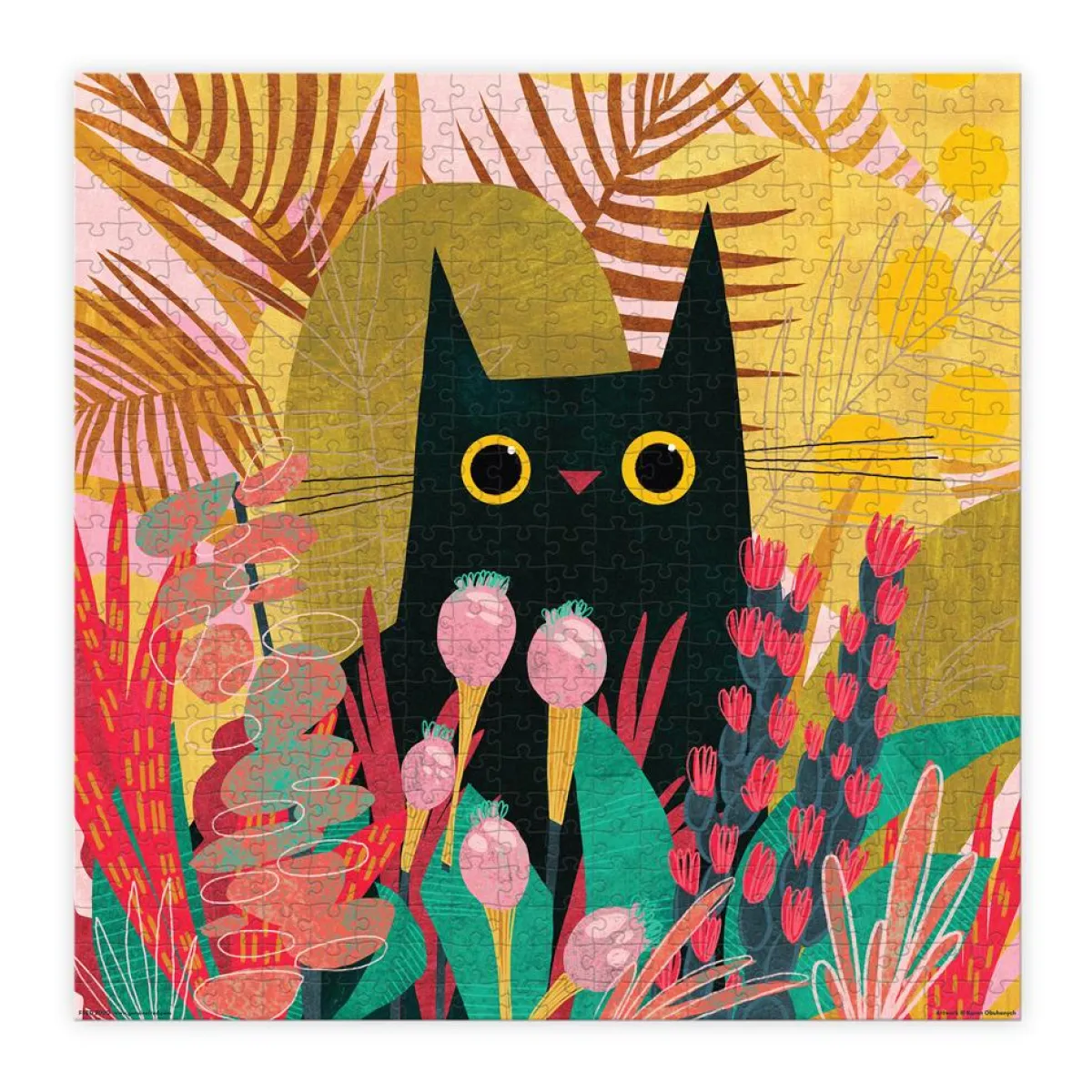 500-Piece Puzzles^Fred 500 PIECE PUZZLE: BLACK CAT