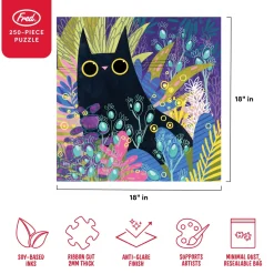 250-Piece Puzzles^Fred 250 PIECE PUZZLE: BLACK CAT NO.2