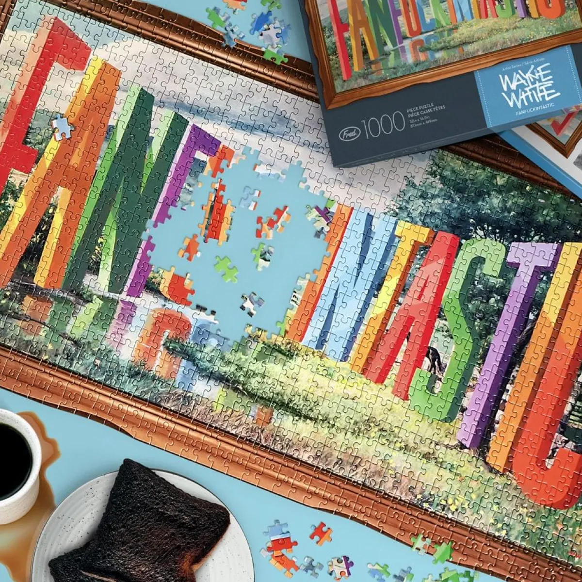 1000-Piece Puzzles^Fred 1000 PIECE PUZZLE: FANFUCKINTASTIC