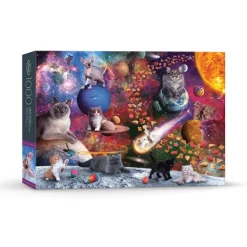 1000-Piece Puzzles^Fred 1000 PIECE PUZZLE: GALAXY CATS