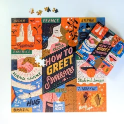 500-Piece Puzzles^Fred 500 PIECE PUZZLE: HOW TO GREET SOMEONE