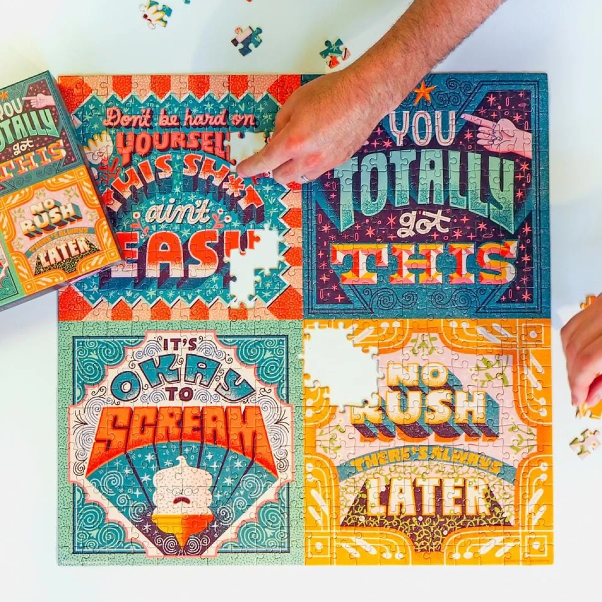 500-Piece Puzzles^Fred 500 PIECE PUZZLE: LIFE LESSONS