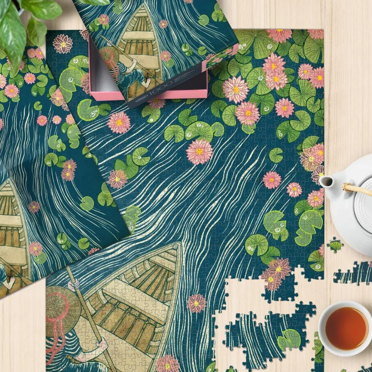 1000-Piece Puzzles^Fred 1000 PIECE PUZZLE: LILYPADS