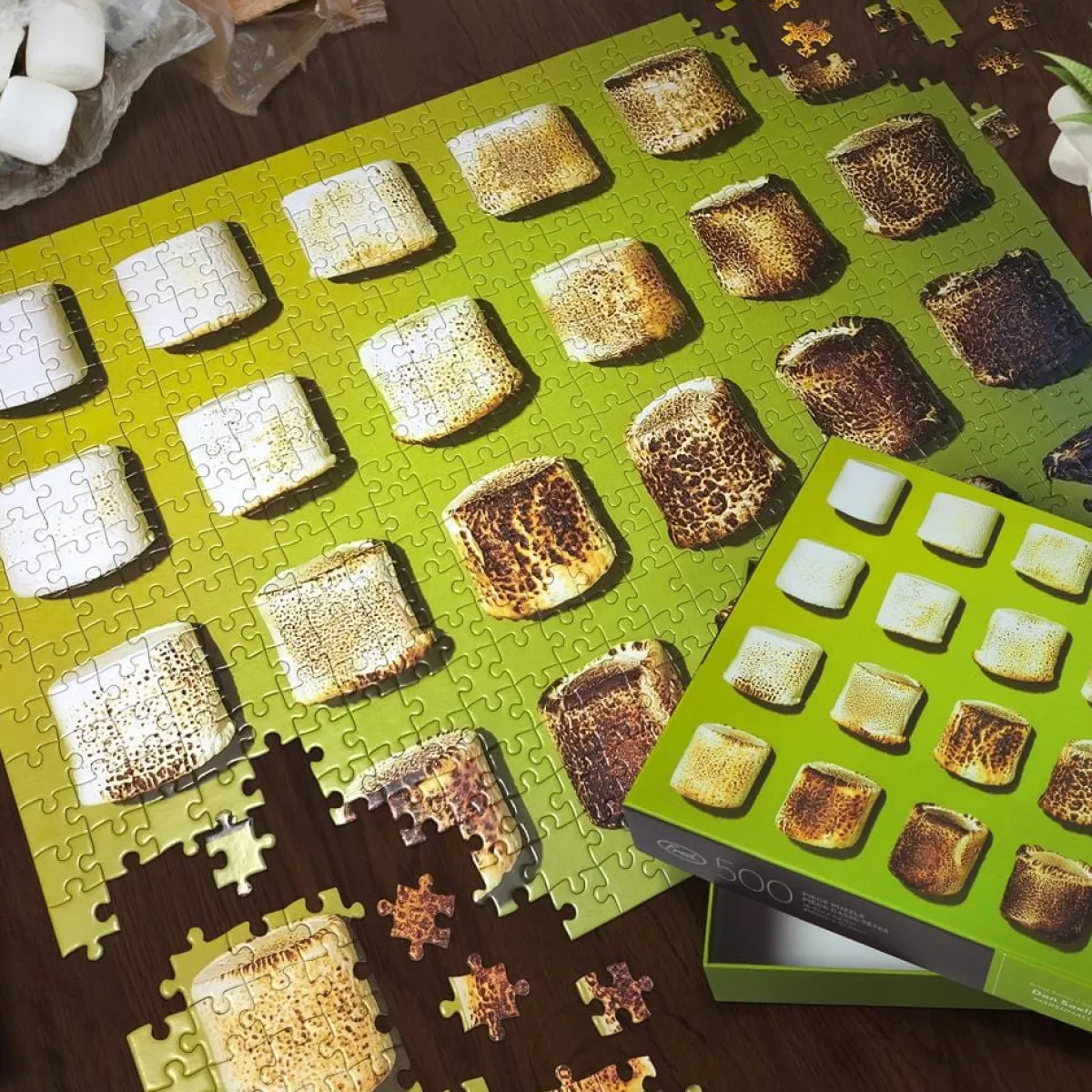 500-Piece Puzzles^Fred 500 PIECE PUZZLE: MARSHMALLOWS