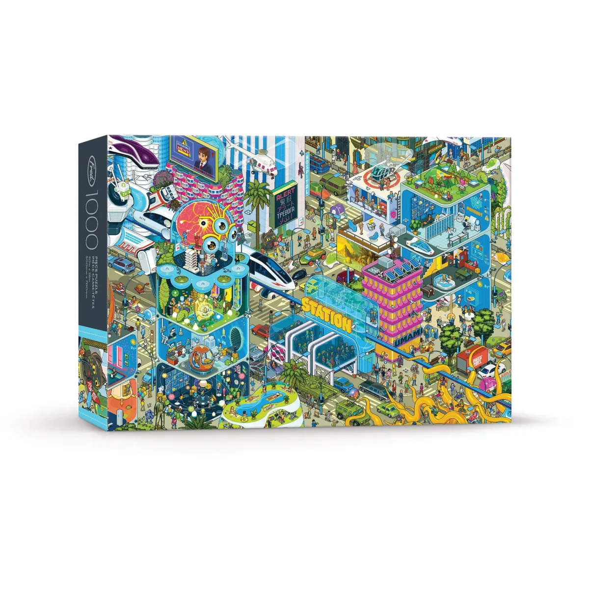 1000-Piece Puzzles^Fred 1000 PIECE PUZZLE: MEGAPONT