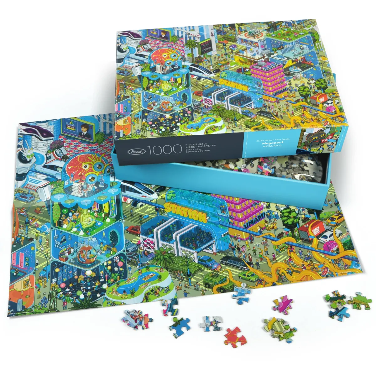 1000-Piece Puzzles^Fred 1000 PIECE PUZZLE: MEGAPONT