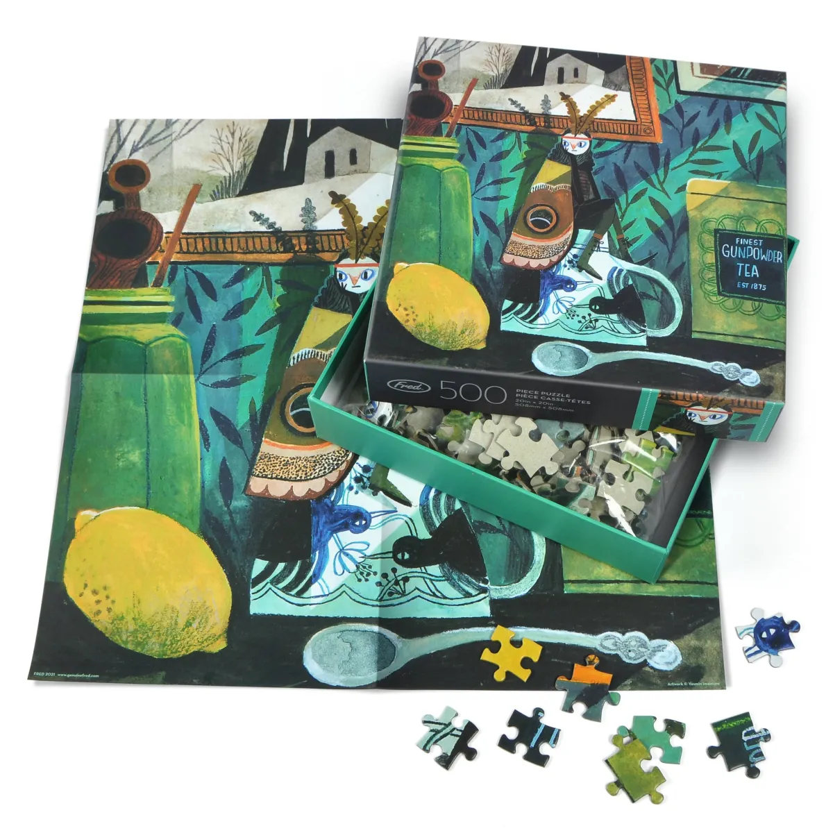 500-Piece Puzzles^Fred 500 PIECE PUZZLE: MOTH GIRL