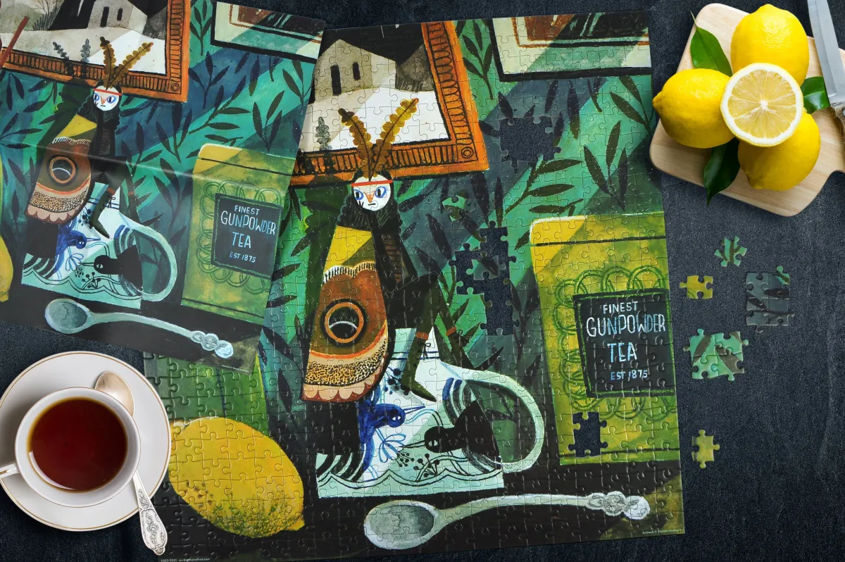 500-Piece Puzzles^Fred 500 PIECE PUZZLE: MOTH GIRL