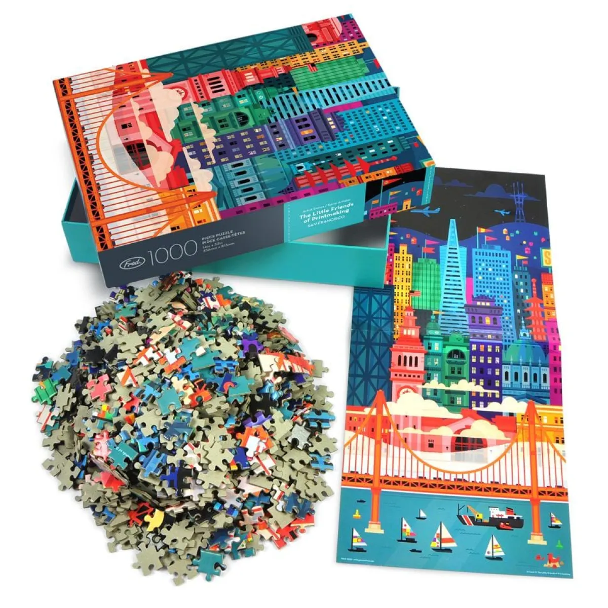 1000-Piece Puzzles^Fred 1000 PIECE PUZZLE: SAN FRANCISCO
