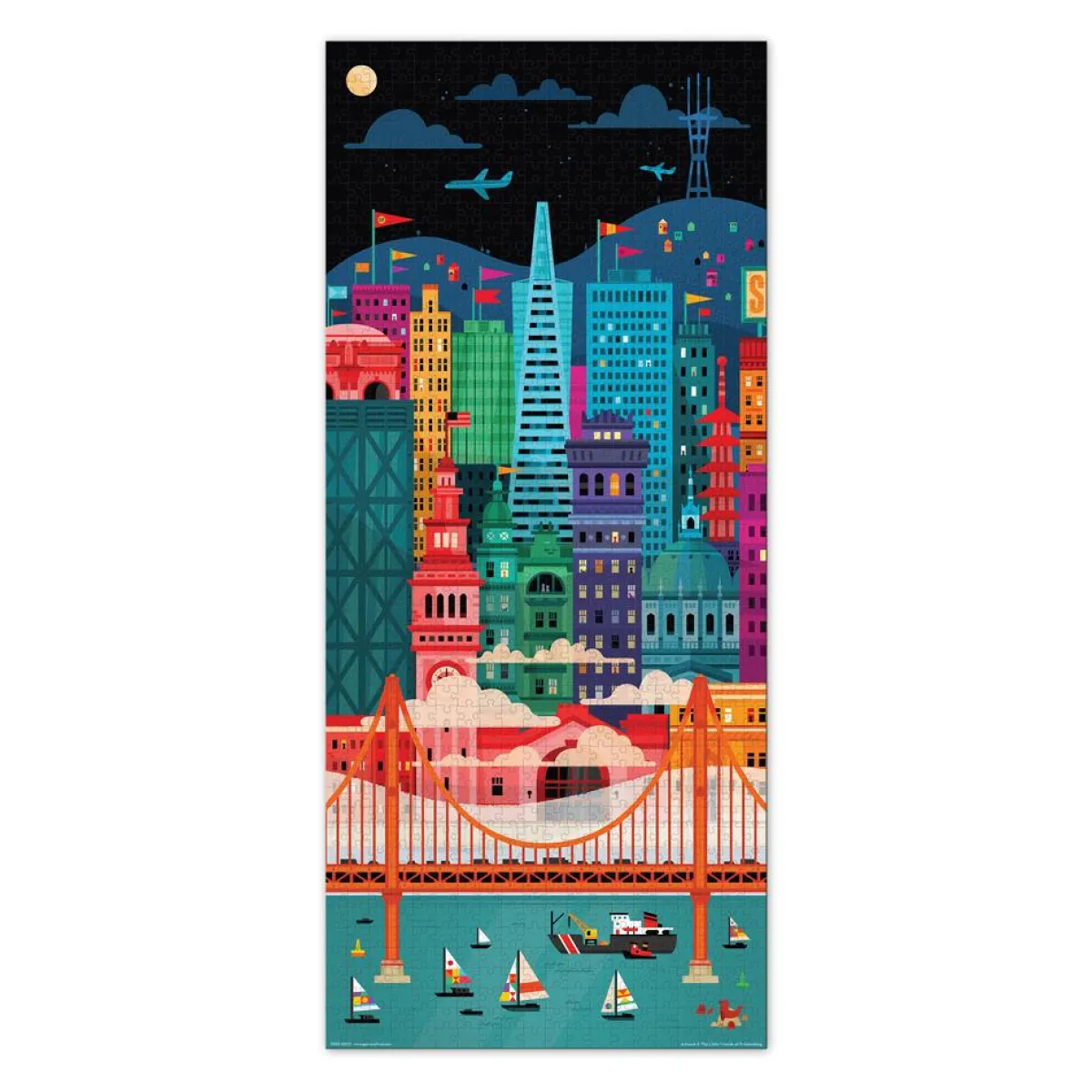 1000-Piece Puzzles^Fred 1000 PIECE PUZZLE: SAN FRANCISCO