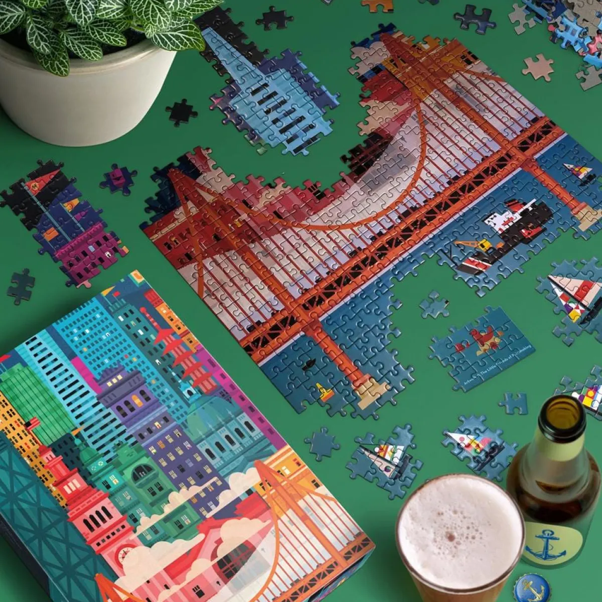 1000-Piece Puzzles^Fred 1000 PIECE PUZZLE: SAN FRANCISCO