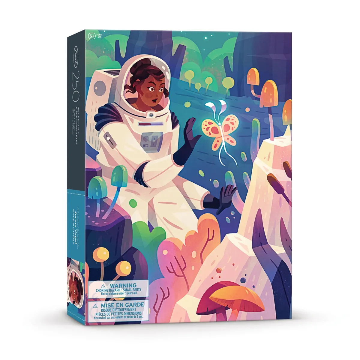 250-Piece Puzzles^Fred 250 PIECE PUZZLE: SPACE BUTTERFLY