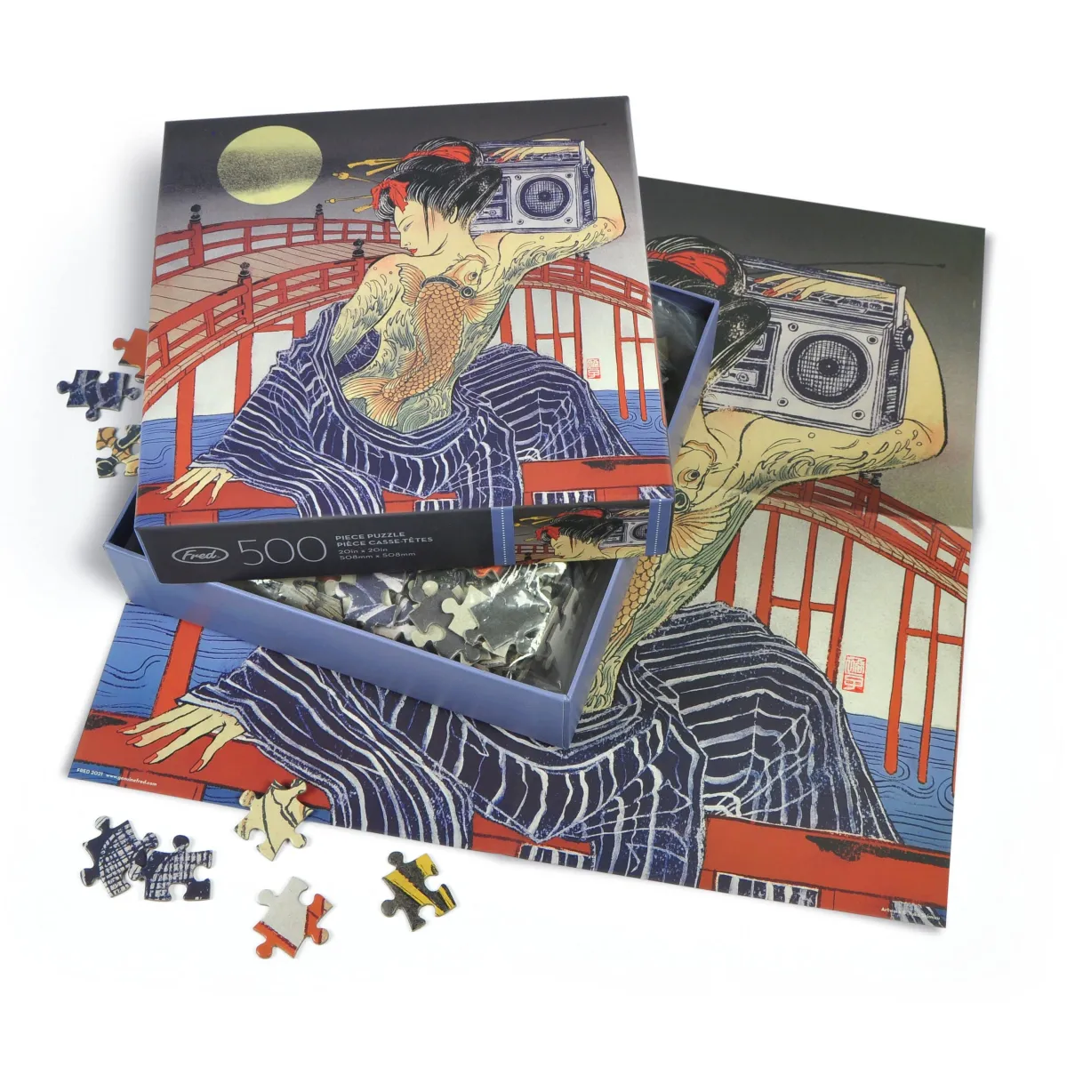 500-Piece Puzzles^Fred 500 PIECE PUZZLE: TAIKO-BASHI