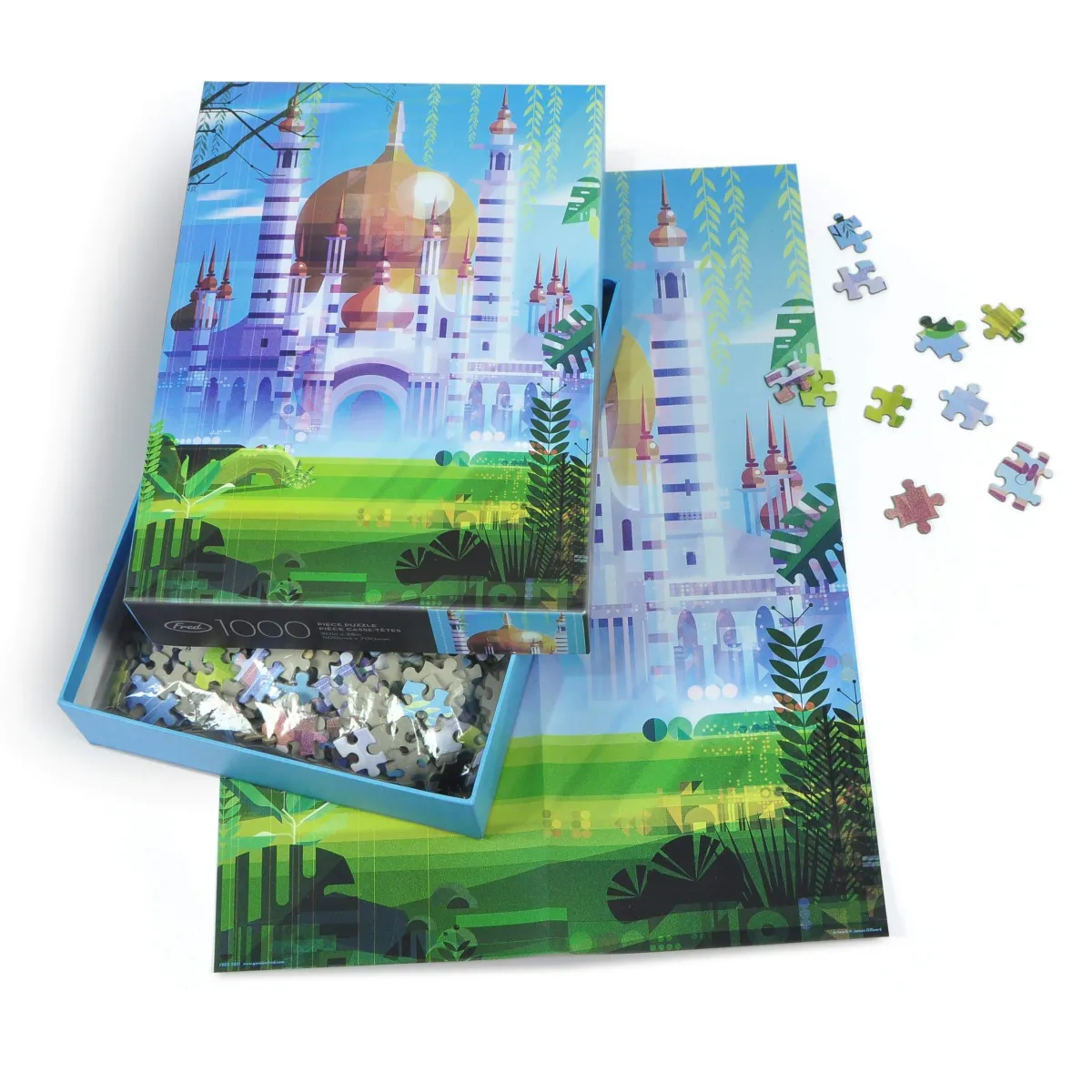1000-Piece Puzzles^Fred 1000 PIECE PUZZLE: TEMPLE