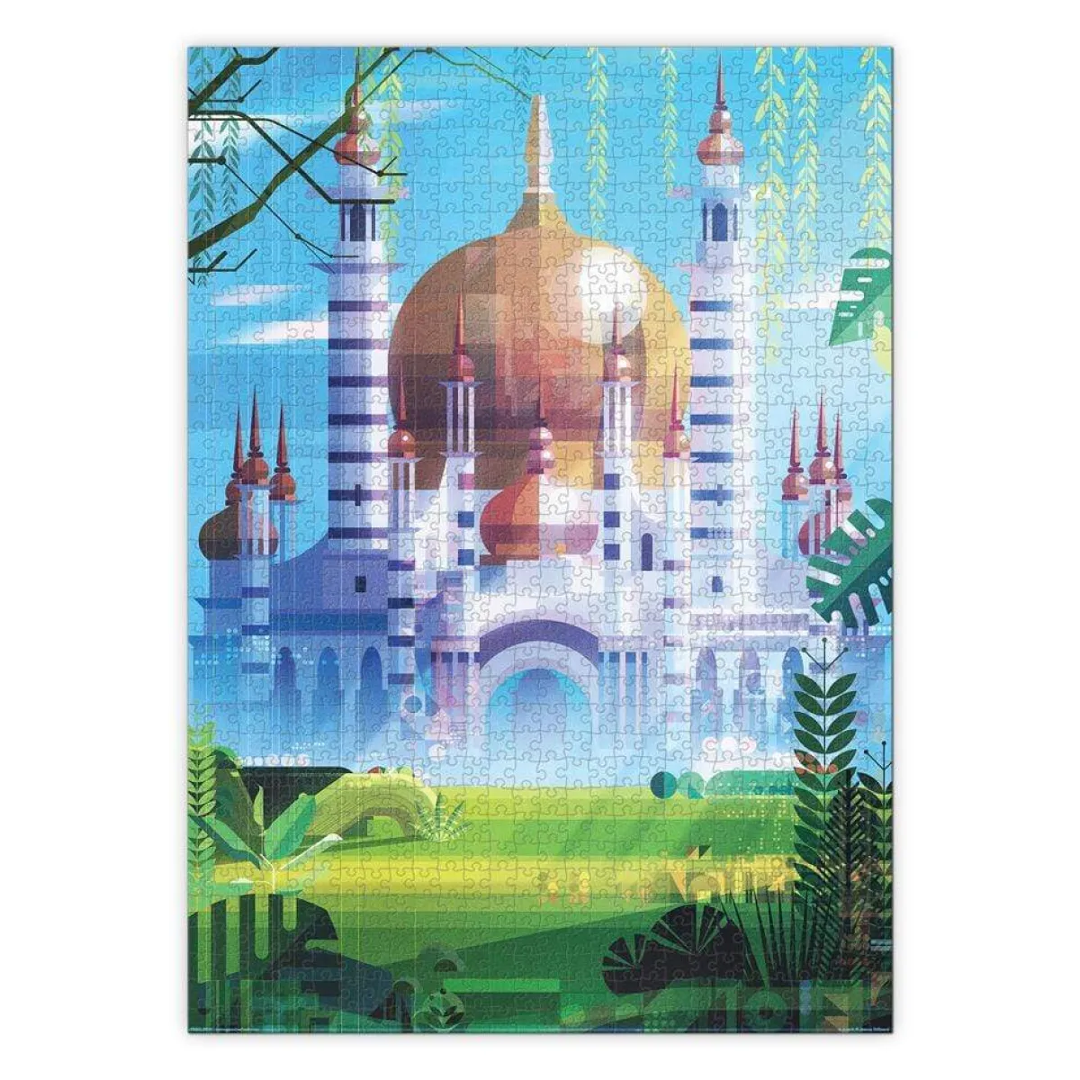 1000-Piece Puzzles^Fred 1000 PIECE PUZZLE: TEMPLE