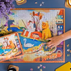 1000-Piece Puzzles^Fred 1000 PIECE PUZZLE: THE LION IS AWAKE