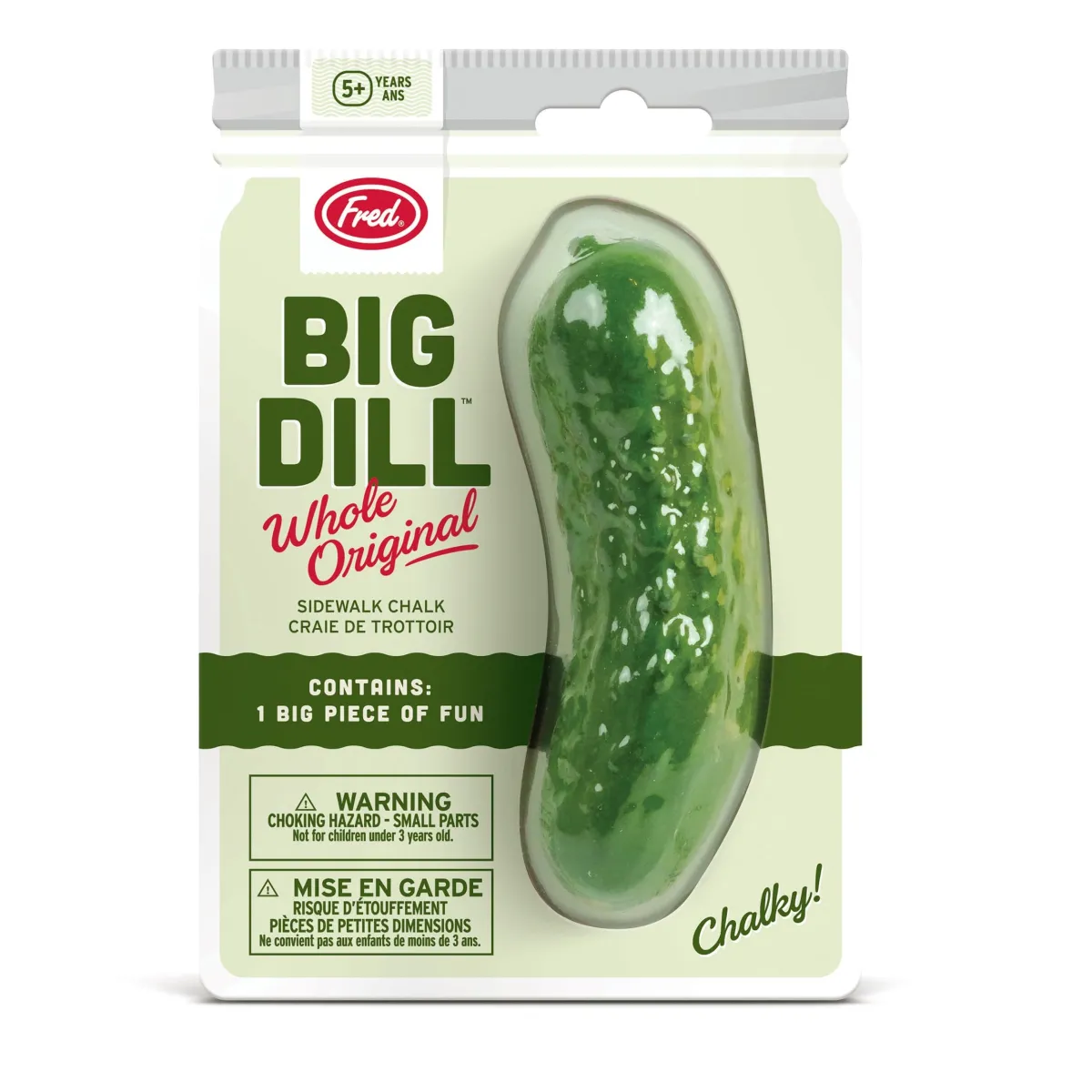 Writing^Fred BIG DILL - Pickle Sidewalk Chalk