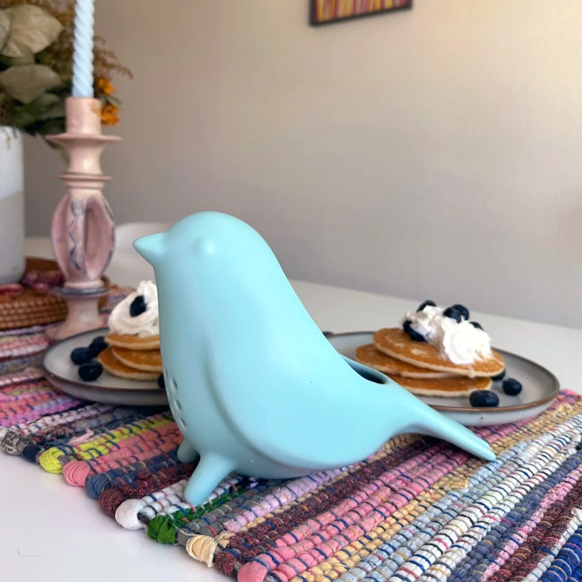Cooking Utensils^Fred BLUE BIRD | Ceramic Bird Colander