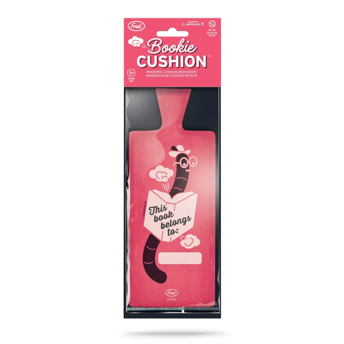 Bookmarks^Fred BOOKIE CUSHION