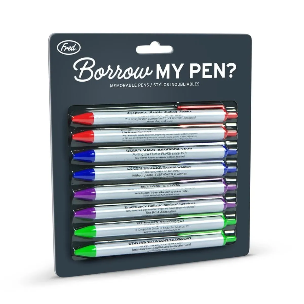 Writing^Fred BORROW MY PEN