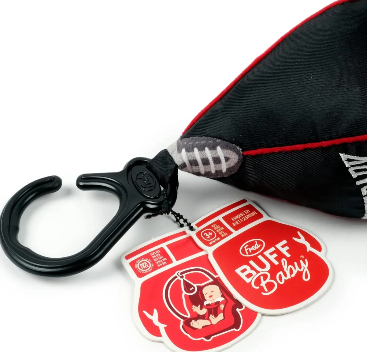 Toys + Play^Fred Buff Baby Gift Bundle - Rattle & Hanging Toy