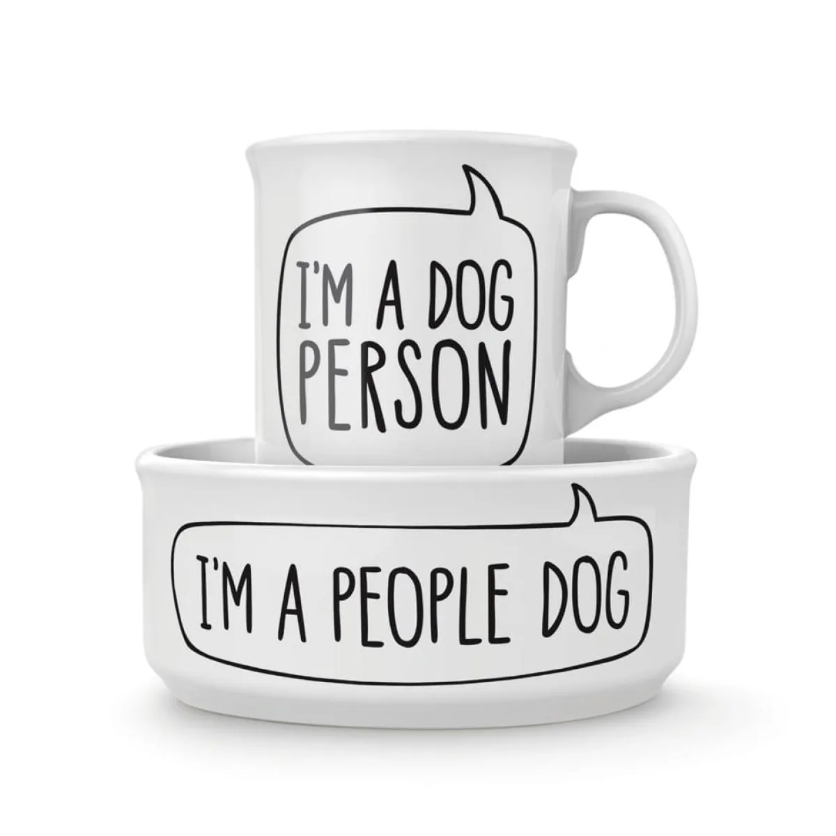 Dogs|Shop All Table^Fred CERAMIC MUG + DOG BOWL SET
