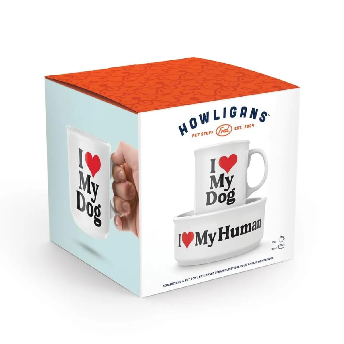 Dogs|Shop All Table^Fred CERAMIC MUG + DOG BOWL SET