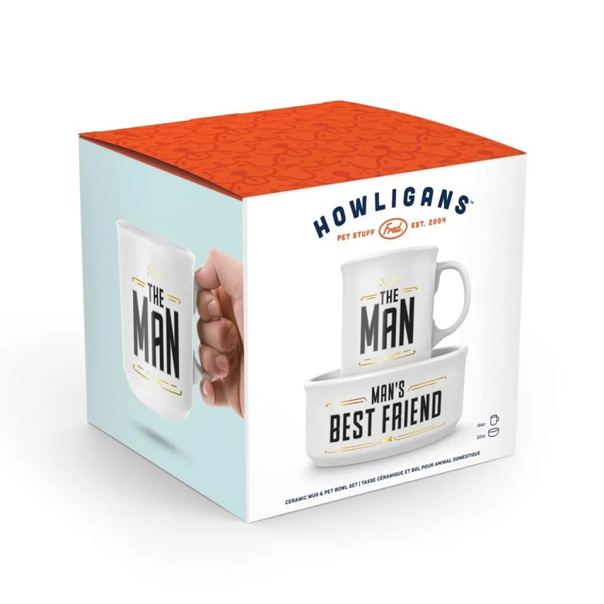 Dogs|Shop All Table^Fred CERAMIC MUG + DOG BOWL SET