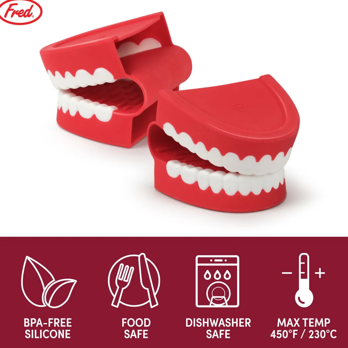 Cooking Utensils^Fred CHOMP - “Chattering” Teeth Oven Mitts