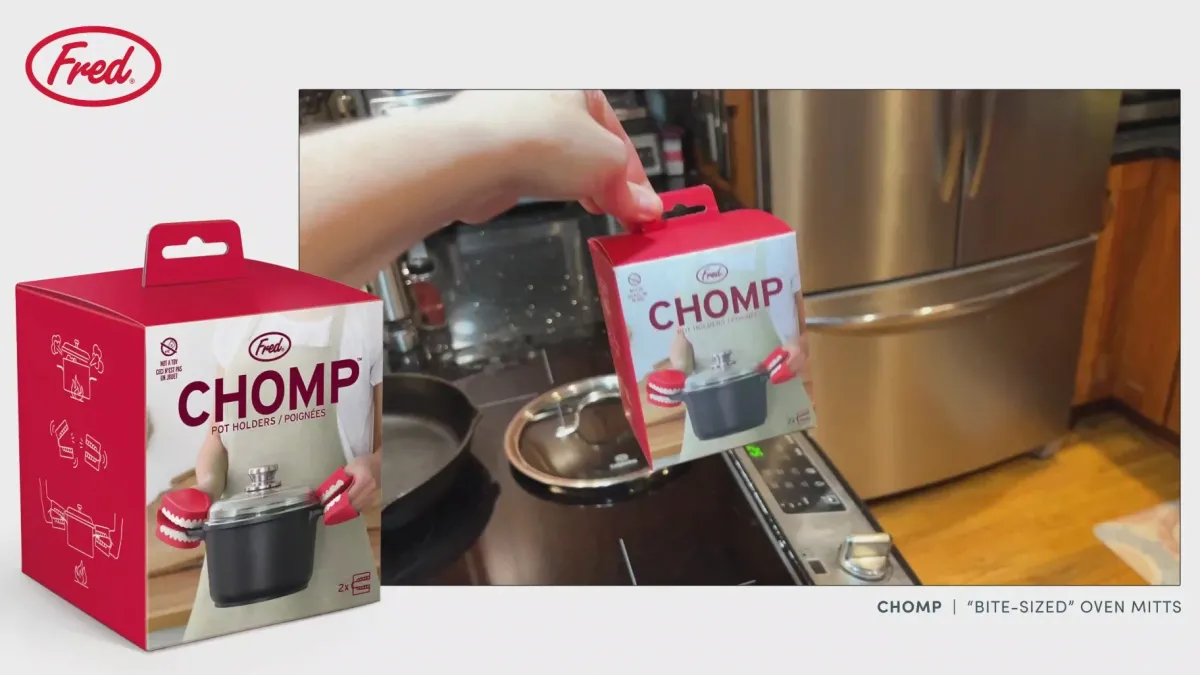 Cooking Utensils^Fred CHOMP - “Chattering” Teeth Oven Mitts