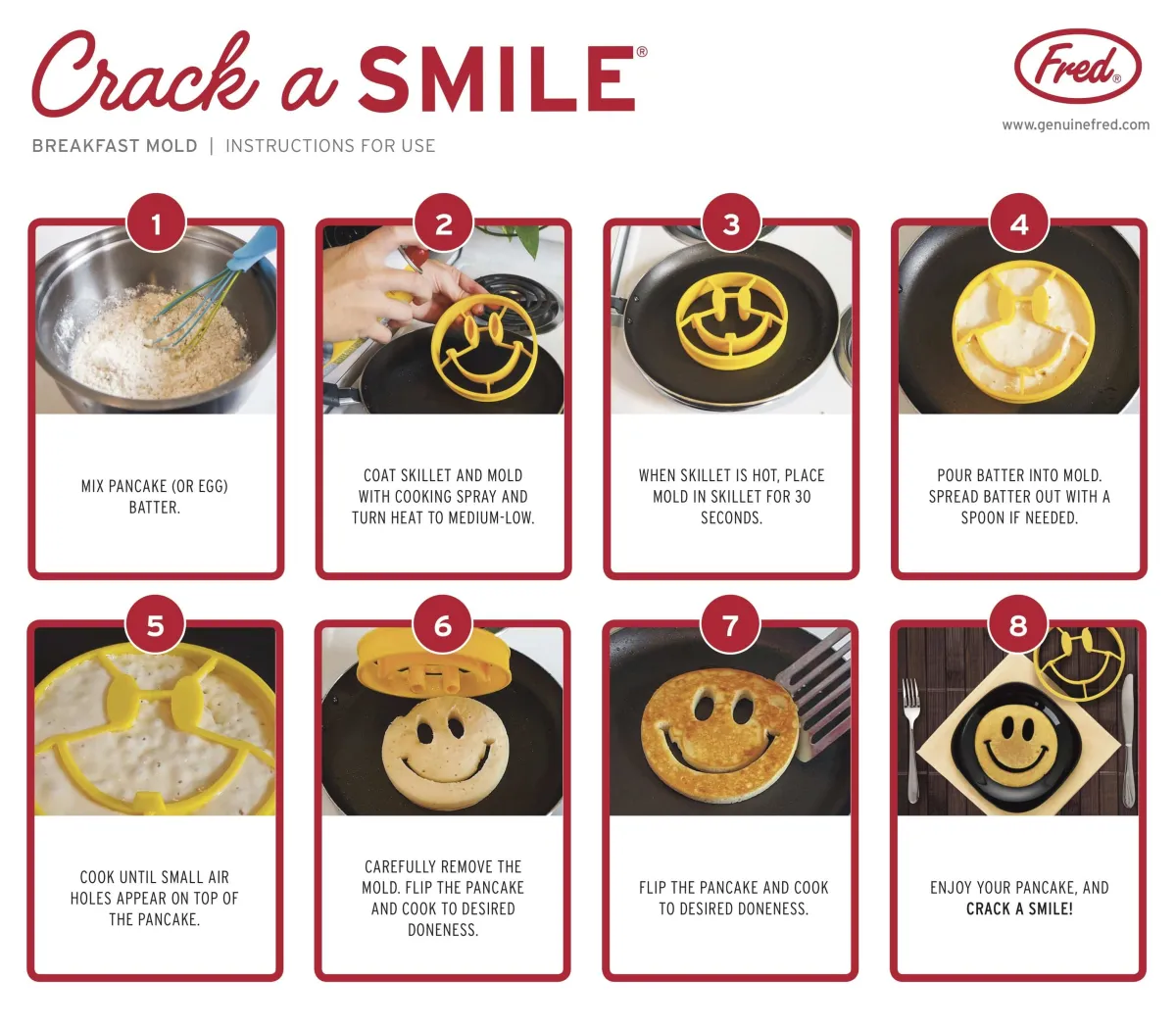 Breakfast Molds^Fred CRACK A SMILE