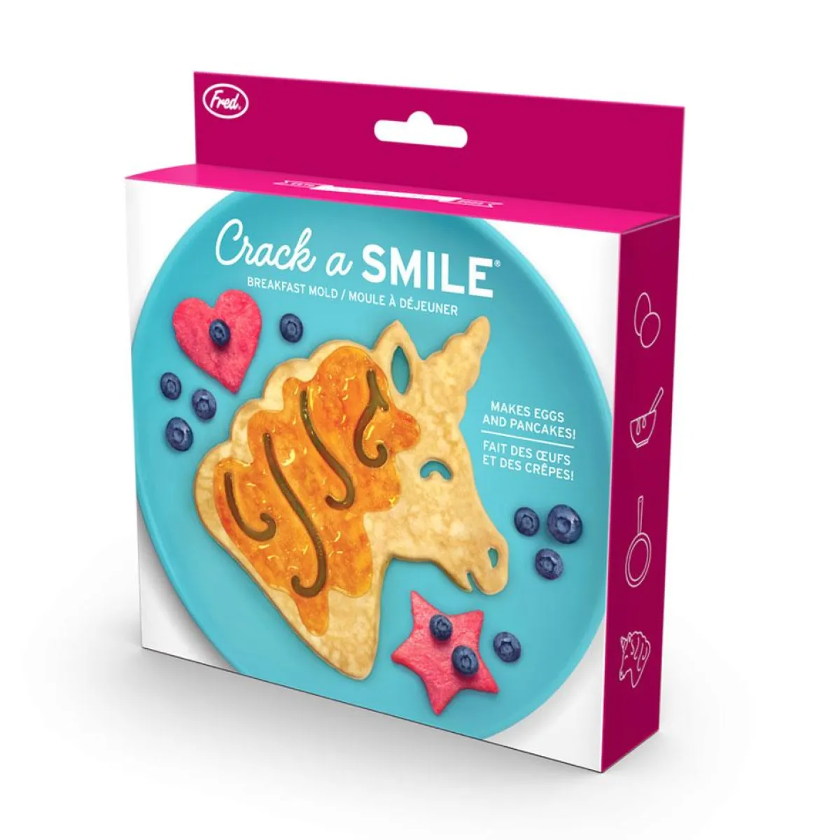 Breakfast Molds^Fred CRACK A SMILE - Unicorn