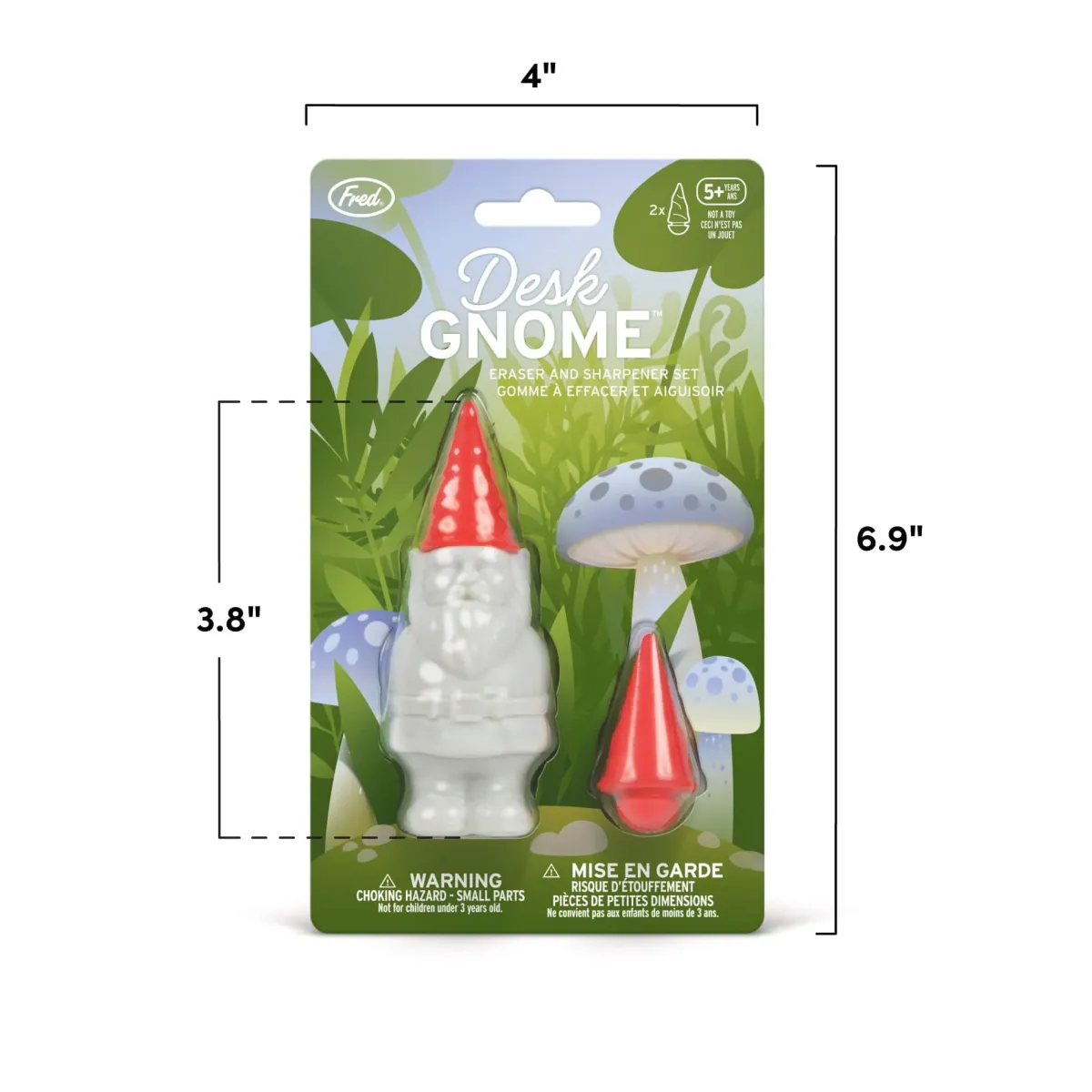Erasers + Shapeners^Fred DESK GNOME