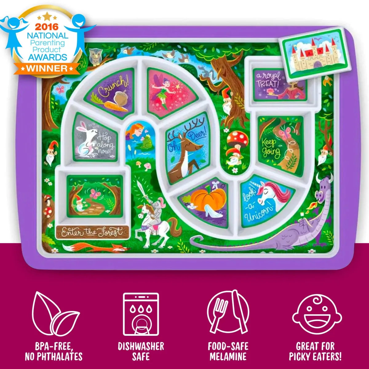 Plates + Trays|Plates + Trays^Fred DINNER WINNER - Enchanted Forest