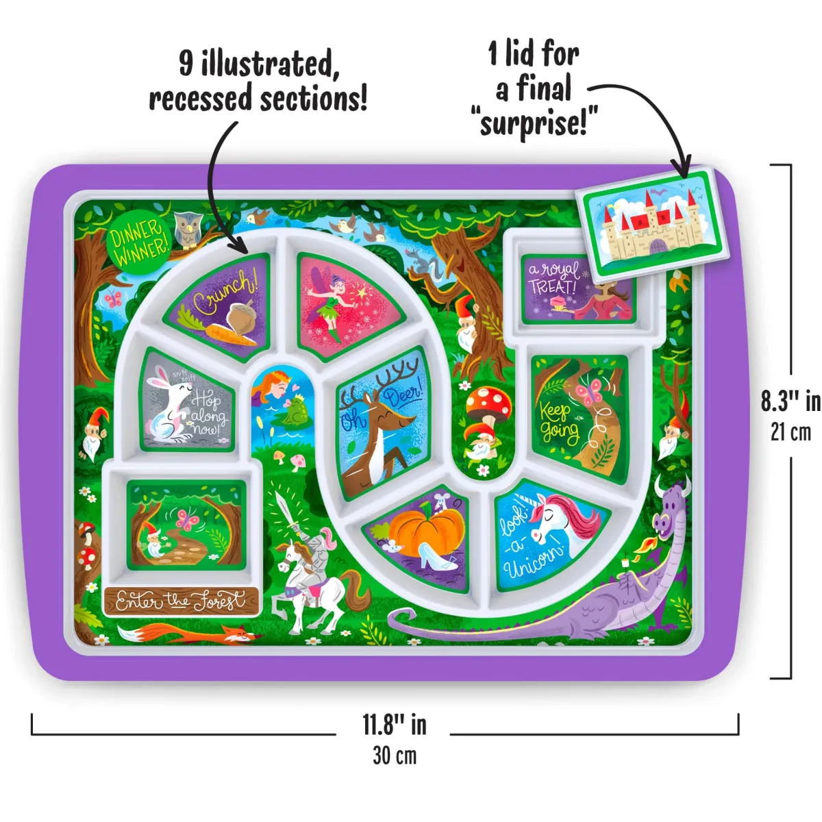 Plates + Trays|Plates + Trays^Fred DINNER WINNER - Enchanted Forest