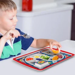 Plates + Trays|Plates + Trays^Fred DINNER WINNER - Superhero