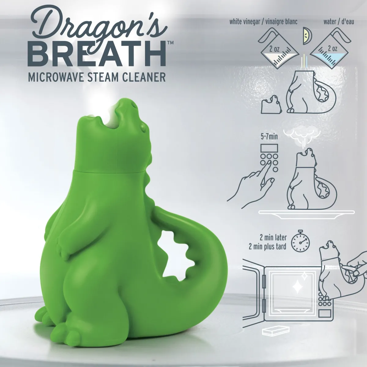 Cleaning^Fred DRAGON'S BREATH | Microwave Steam Cleaner