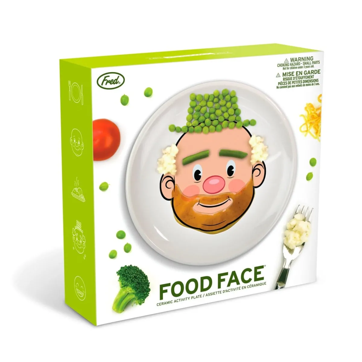 Plates + Trays|Plates + Trays^Fred FOOD FACE