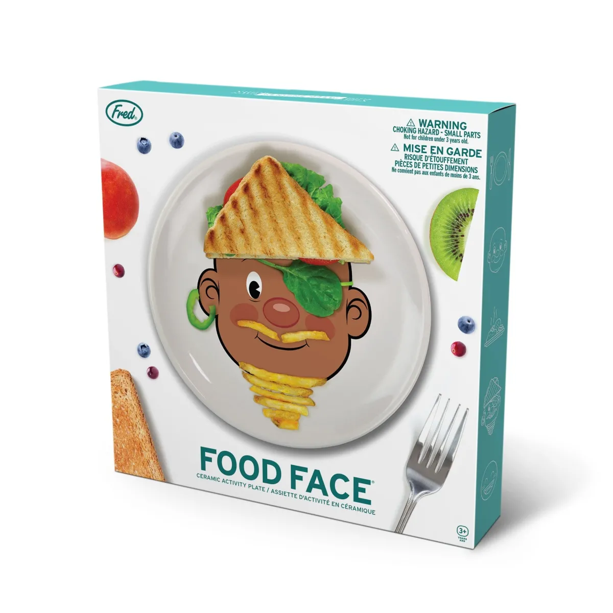 Plates + Trays|Plates + Trays^Fred FOOD FACE