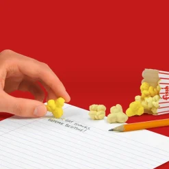 Erasers + Shapeners^Fred FRESH POPCORN
