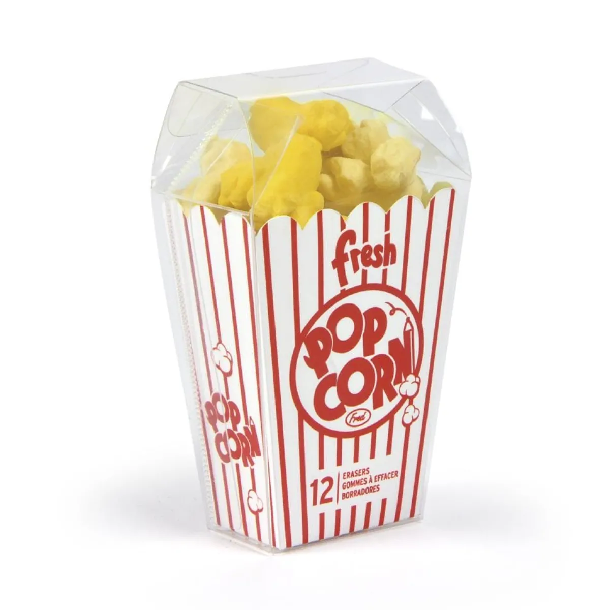 Erasers + Shapeners^Fred FRESH POPCORN