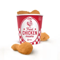 Erasers + Shapeners^Fred FRIED CHICKEN ERASERS