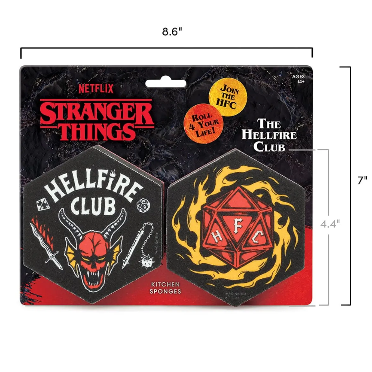 Cleaning|Sponges^Fred HELLFIRE CLUB SPONGES