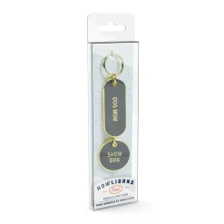 Dogs^Fred KEYCHAIN + DOG TAG SET