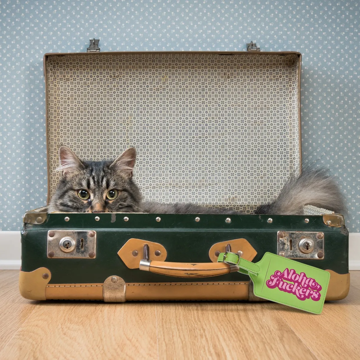Passports|Luggage Tags^Fred LUGGAGE TAG: ALOHA F*CKERS