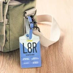 Passports|Luggage Tags^Fred LUGGAGE TAG: L8R