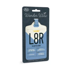 Passports|Luggage Tags^Fred LUGGAGE TAG: L8R